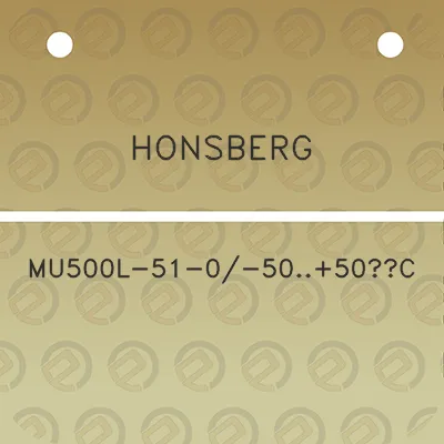 honsberg-mu500l-51-0-5050c