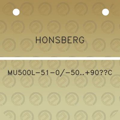 honsberg-mu500l-51-0-5090c