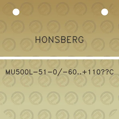 honsberg-mu500l-51-0-60110c