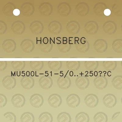 honsberg-mu500l-51-50250c