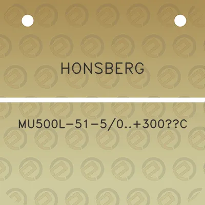 honsberg-mu500l-51-50300c