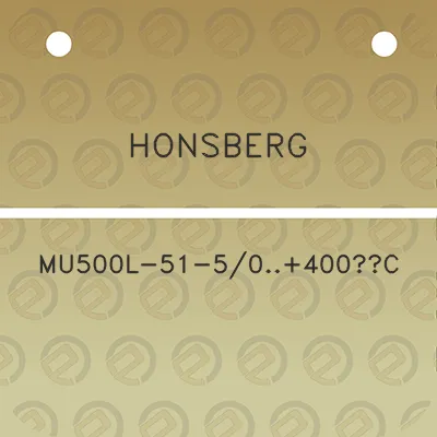 honsberg-mu500l-51-50400c