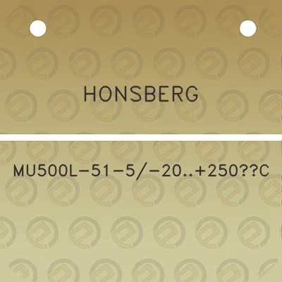 honsberg-mu500l-51-5-20250c