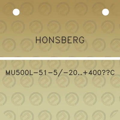 honsberg-mu500l-51-5-20400c