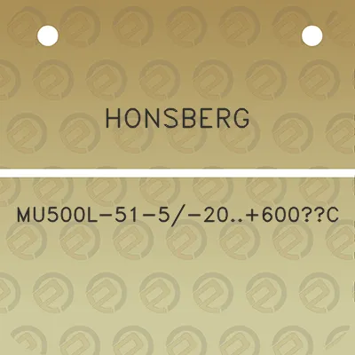 honsberg-mu500l-51-5-20600c