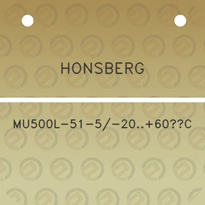 honsberg-mu500l-51-5-2060c