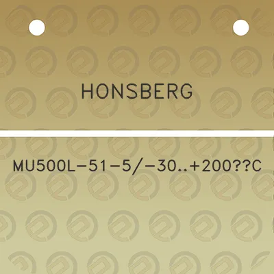 honsberg-mu500l-51-5-30200c