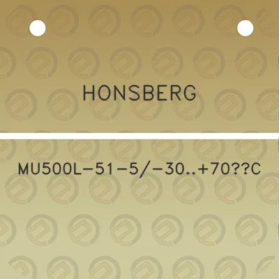 honsberg-mu500l-51-5-3070c