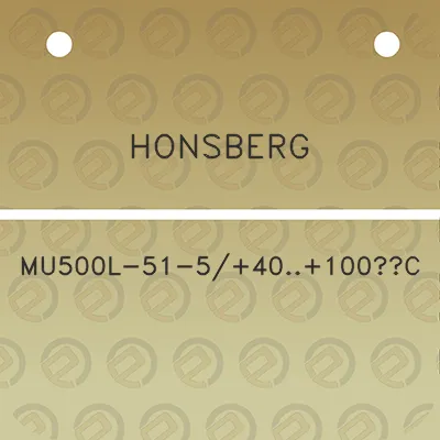 honsberg-mu500l-51-540100c