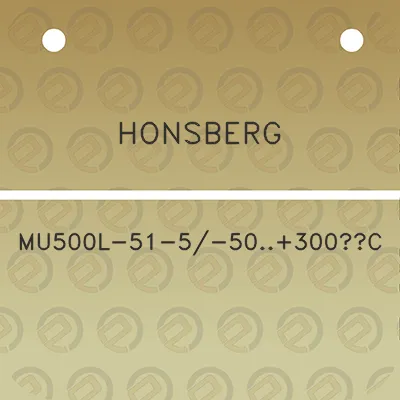 honsberg-mu500l-51-5-50300c