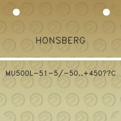 honsberg-mu500l-51-5-50450c