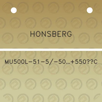 honsberg-mu500l-51-5-50550c