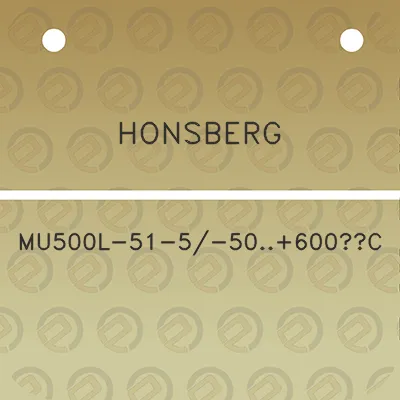 honsberg-mu500l-51-5-50600c