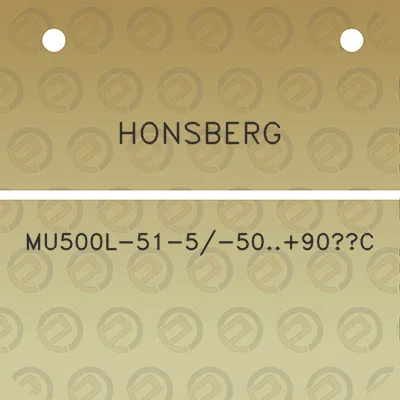 honsberg-mu500l-51-5-5090c