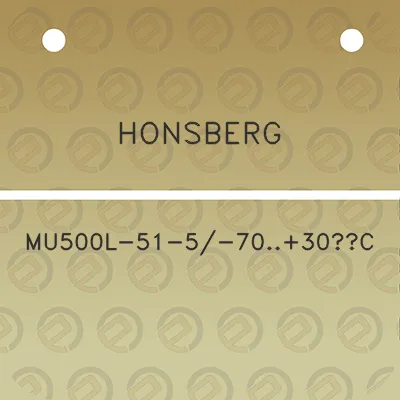 honsberg-mu500l-51-5-7030c