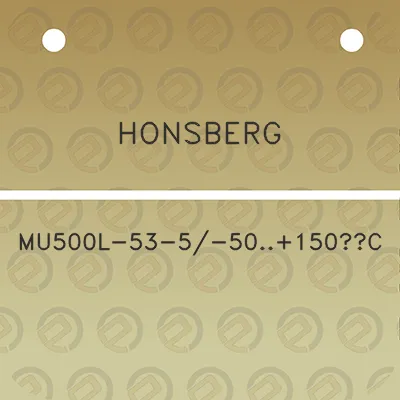 honsberg-mu500l-53-5-50150c