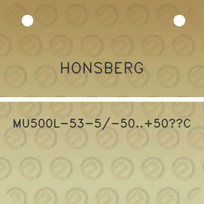 honsberg-mu500l-53-5-5050c