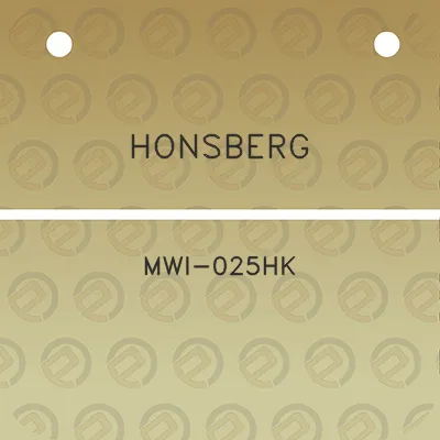 honsberg-mwi-025hk