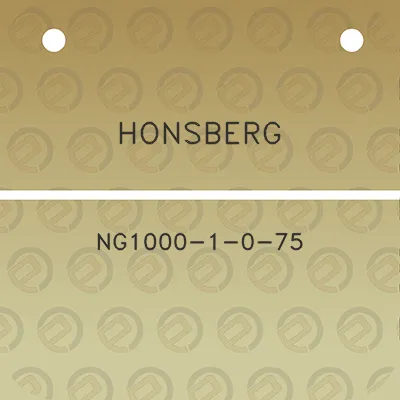 honsberg-ng1000-1-0-75