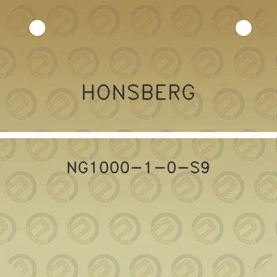 honsberg-ng1000-1-0-s9