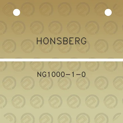 honsberg-ng1000-1-0