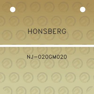 honsberg-nj-020gm020