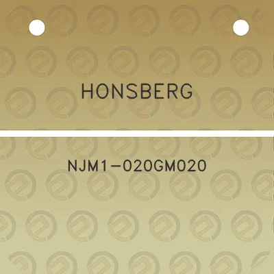 honsberg-njm1-020gm020