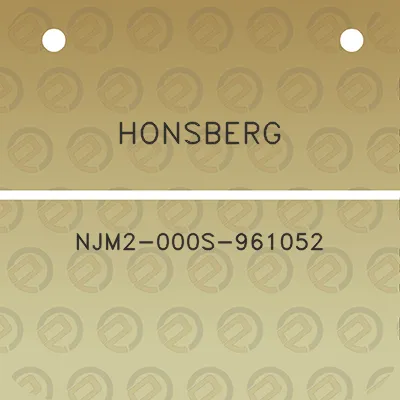 honsberg-njm2-000s-961052