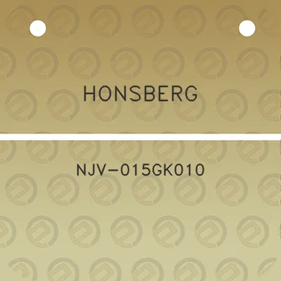 honsberg-njv-015gk010