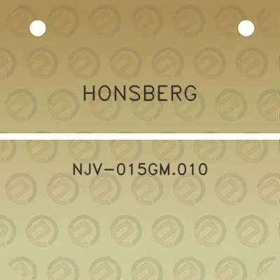 honsberg-njv-015gm010