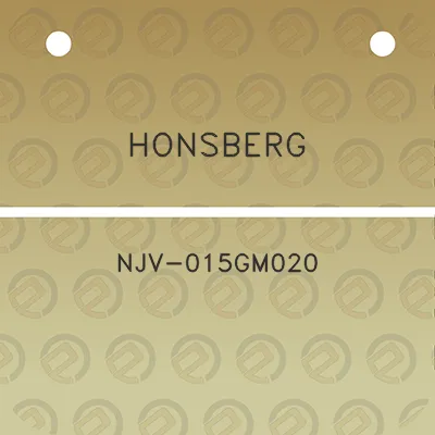 honsberg-njv-015gm020