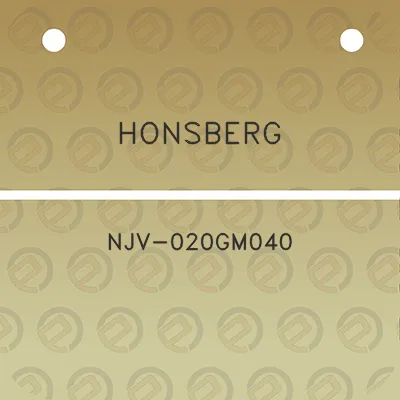 honsberg-njv-020gm040