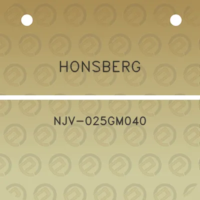 honsberg-njv-025gm040