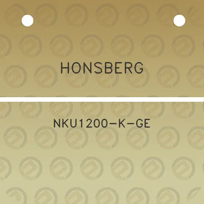 honsberg-nku1200-k-ge