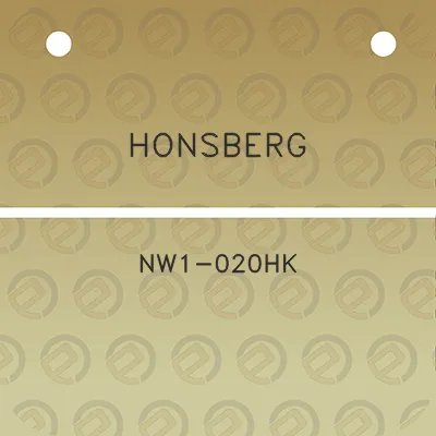 honsberg-nw1-020hk