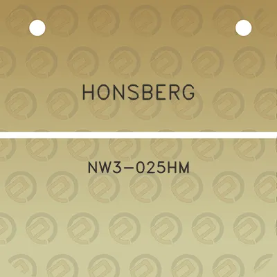 honsberg-nw3-025hm