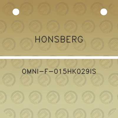 honsberg-omni-f-015hk029is