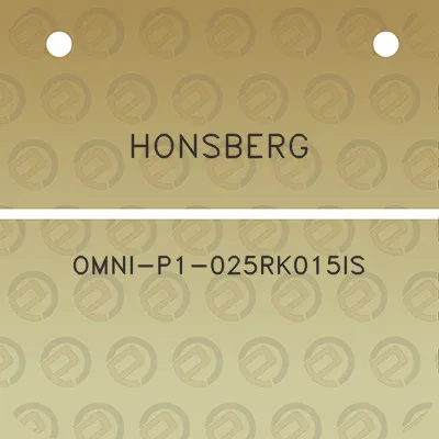 honsberg-omni-p1-025rk015is