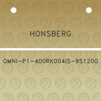 honsberg-omni-p1-400rk004is-951200