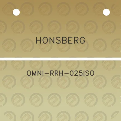 honsberg-omni-rrh-025iso