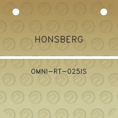 honsberg-omni-rt-025is