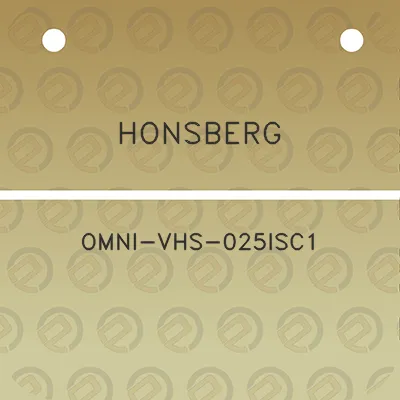 honsberg-omni-vhs-025isc1