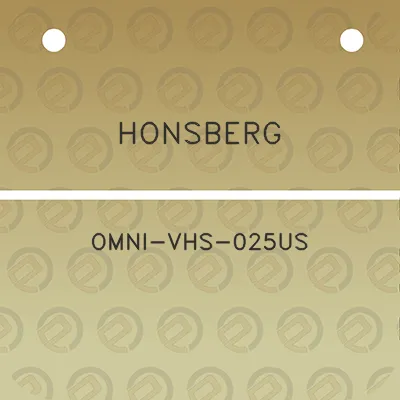 honsberg-omni-vhs-025us