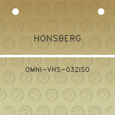 honsberg-omni-vhs-032iso