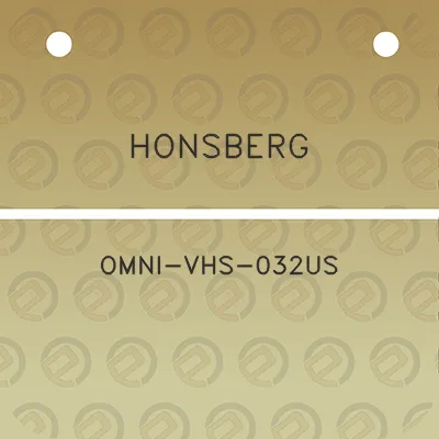 honsberg-omni-vhs-032us