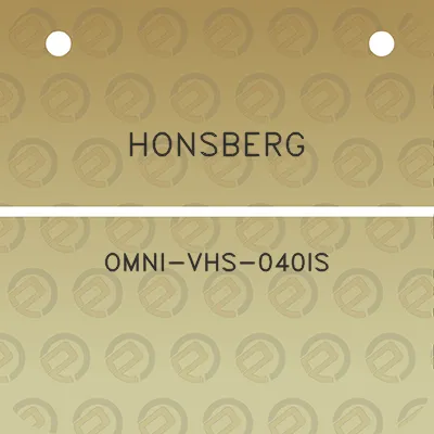 honsberg-omni-vhs-040is