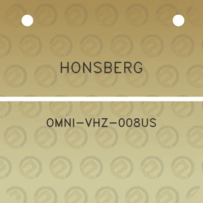 honsberg-omni-vhz-008us