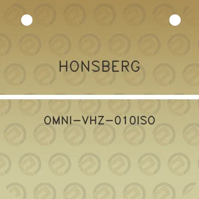 honsberg-omni-vhz-010iso