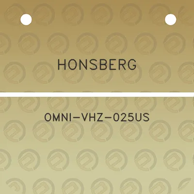 honsberg-omni-vhz-025us