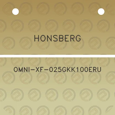 honsberg-omni-xf-025gkk100eru